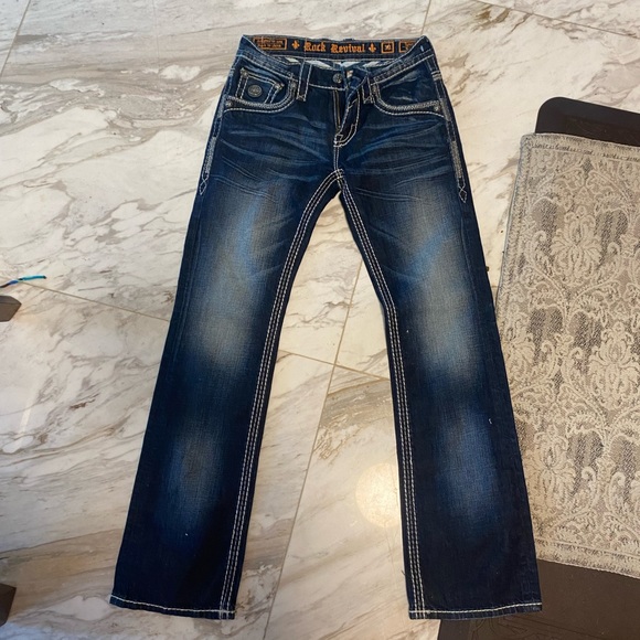 vintage rock revival jeans - Picture 2 of 2
